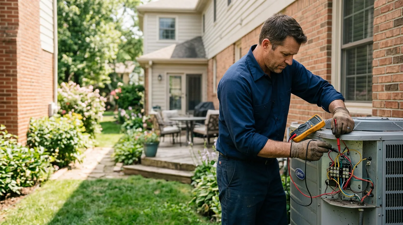 HVAC technician working near Liberty, WV